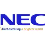 NEC logo with tagline