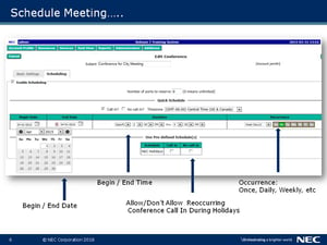 NEC Meeting Center (NMC) Presentation